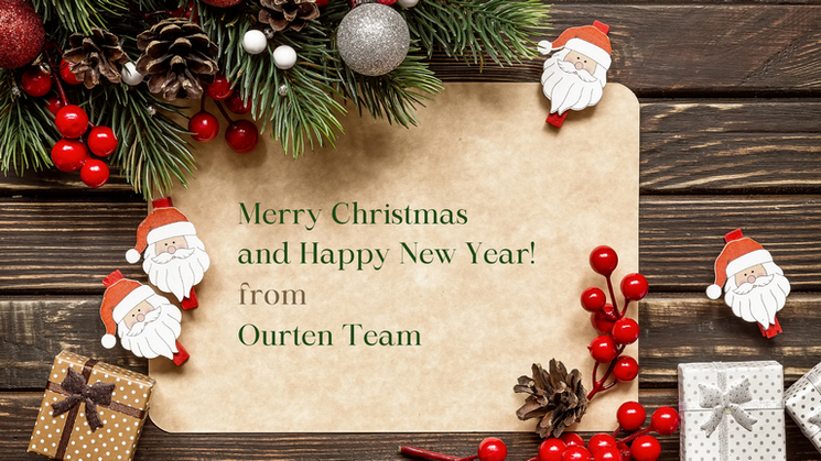 Merry Christmas and Happy New Year 2024 from Ourten Team